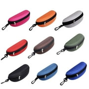 Cheers.US Portable Zipper Eyeglasses Case Sunglasses Hard Case Box Protector for Men Women Students